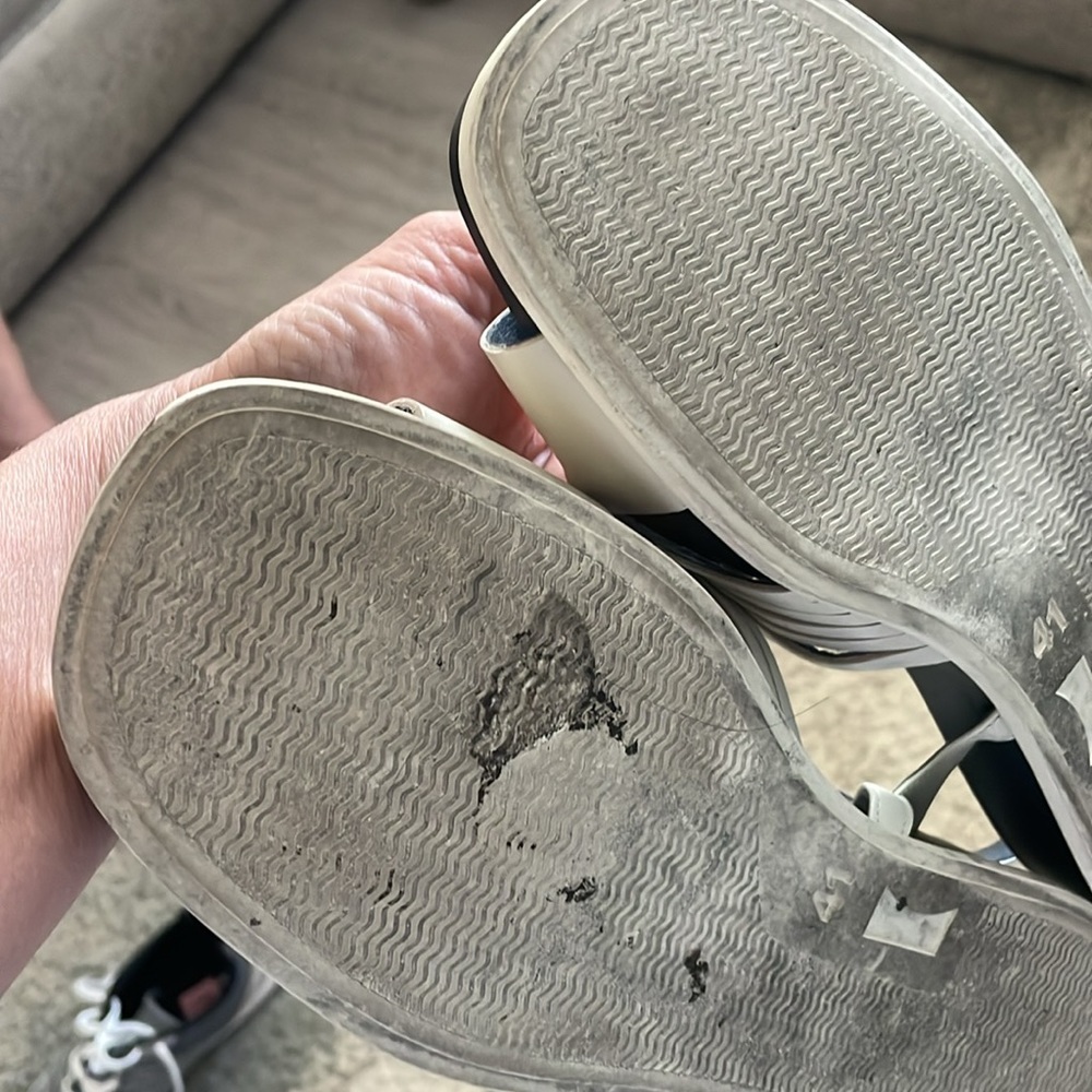 Camper Antonik Off White Leather Sandals Size 41 US 10 - Picture 11 of 12